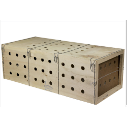 Caisse de transport en bois réutilisable