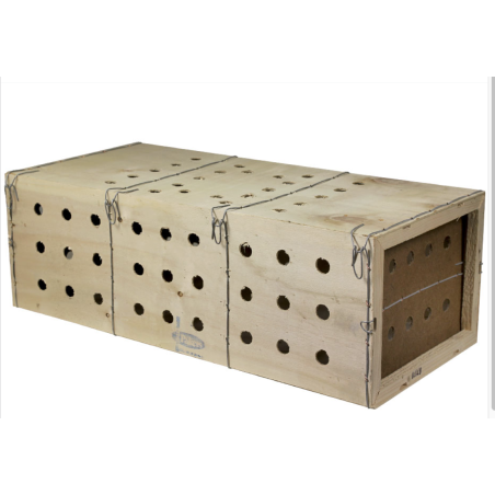 Caisse de transport en bois réutilisable