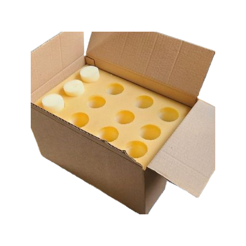 Emballage mousse pour 6 à 12 oeufs